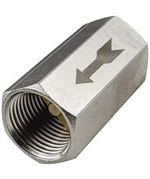 Zawór zwrotny liniowy kompresora sprężarki 1/4" 15 bar 40 mm