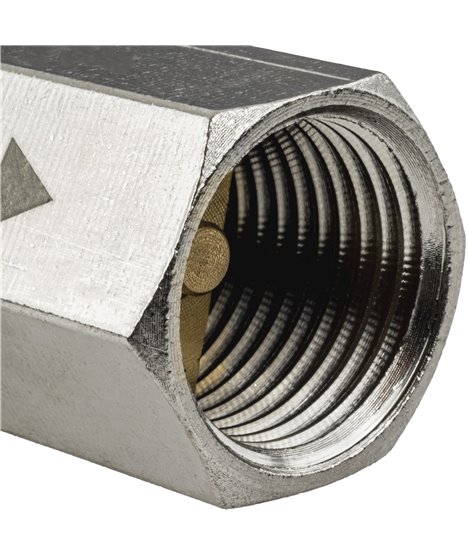 Zawór zwrotny liniowy kompresora sprężarki 1/4" 15 bar 40 mm