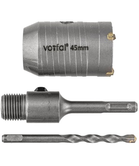 Otwornica koronka frez do betonu muru uchwyt SDS+ plus 45 mm