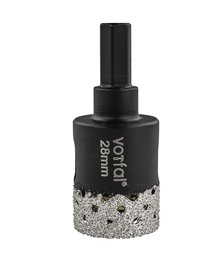 Wiertło diamentowe 28 mm koronka otwornica gres płytek ceramiki sprężyna hex