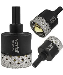 Wiertło diamentowe 35 mm koronka otwornica gres płytek ceramiki sprężyna hex
