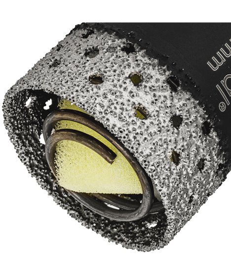 Wiertło diamentowe 40 mm koronka otwornica gres płytek ceramiki sprężyna hex