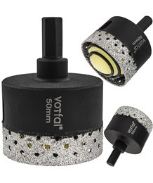 Wiertło diamentowe 50 mm koronka otwornica gres płytek ceramiki sprężyna hex