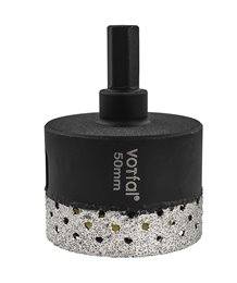 Wiertło diamentowe 50 mm koronka otwornica gres płytek ceramiki sprężyna hex