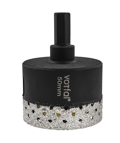 Wiertło diamentowe 50 mm koronka otwornica gres płytek ceramiki sprężyna hex