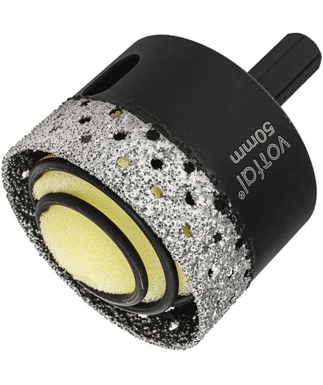 Wiertło diamentowe 50 mm koronka otwornica gres płytek ceramiki sprężyna hex