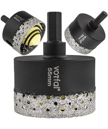 Wiertło diamentowe 55 mm koronka otwornica gres płytek ceramiki sprężyna hex