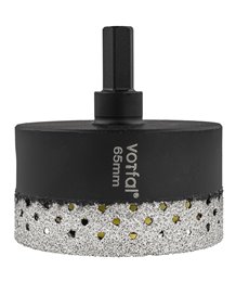 Wiertło diamentowe 65 mm koronka otwornica gres płytek ceramiki sprężyna hex