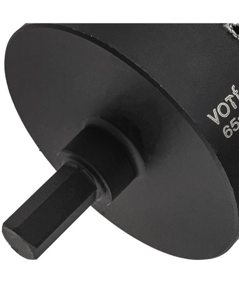 Wiertło diamentowe 65 mm koronka otwornica gres płytek ceramiki sprężyna hex