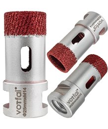 Wiertło diamentowe 25 mm koronka otwornica m14 gres płytek ceramiki pro