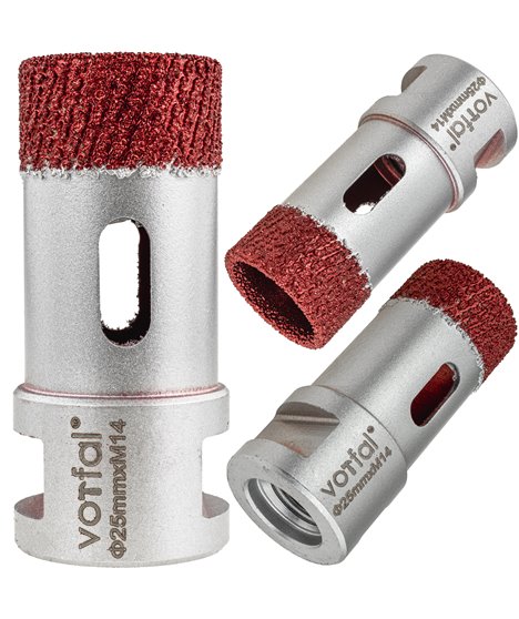 Wiertło diamentowe 25 mm koronka otwornica m14 gres płytek ceramiki pro