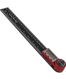 Kątomierz elektroniczny cyfrowy z ekranem LCD linijka 300 mm 360° plastik