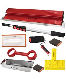 Nóż do gładzi pióro szpachla 60cm ostrze 0.3 mm kuweta wałek teleskop profi