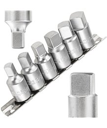 Klucz klucze kwadratowe wpustowe do korków korka oleju 3/8'' 1/2" 8-14 mm