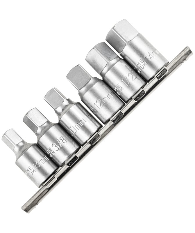 Klucz klucze kwadratowe wpustowe do korków korka oleju 3/8'' 1/2" 8-14 mm