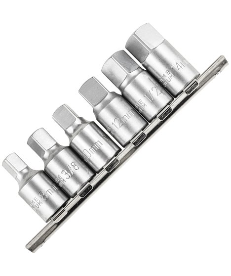 Klucz klucze kwadratowe wpustowe do korków korka oleju 3/8'' 1/2" 8-14 mm