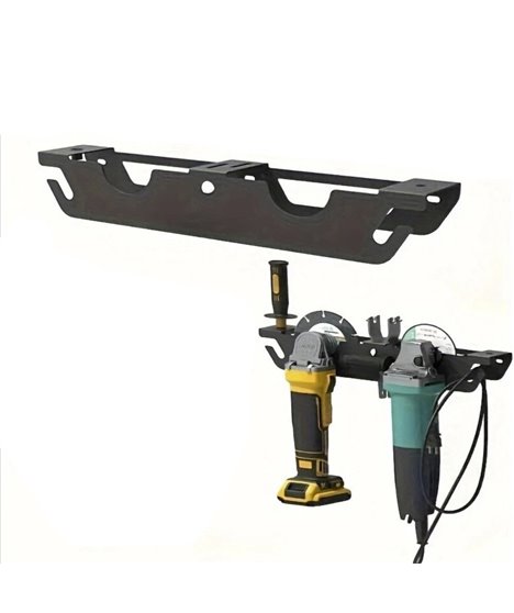 Wieszak ścienny uchwyt wieszak na szlifierkę kątową flexa 125 mm podwójny