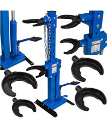 Ściągacz sprężyn talerzowy 1t hydrauliczny duży mocny wymienne adaptery