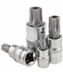 Klucze nasadowe nasadki 1/4 3/8 1/2 torx TS8-TS60 5-kątne z otworem 12 szt