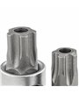 Klucze nasadowe nasadki 1/4 3/8 1/2 torx TS8-TS60 5-kątne z otworem 12 szt