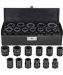 Zestaw nasadek udarowych 10-24 mm nasadki klucze udarowe 1/2" cala 6-kątne