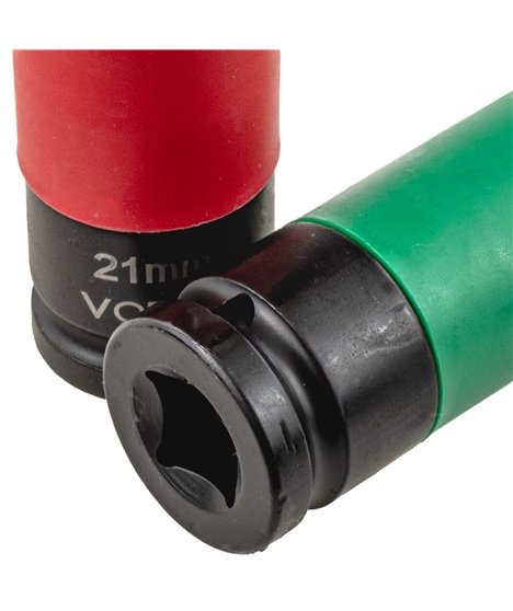 Nasadki udarowe długie 1/2 nasadek udarowych 17 19 21mm kluczy klucze 150mm