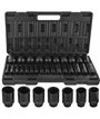 Zestaw nasadek udarowych 10-36 mm nasadki udarowe 1/2" udar walizka 26 szt