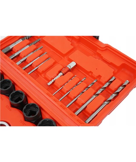 Wykrętaki do urwanych śrub 3/8" 26 szt verke