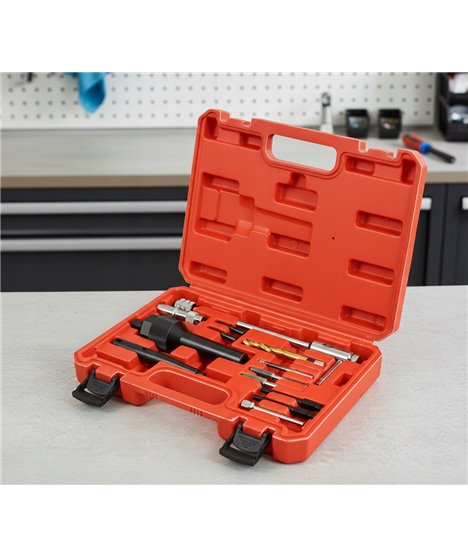 Zestaw do demontażu urwanych świec żarowych verke