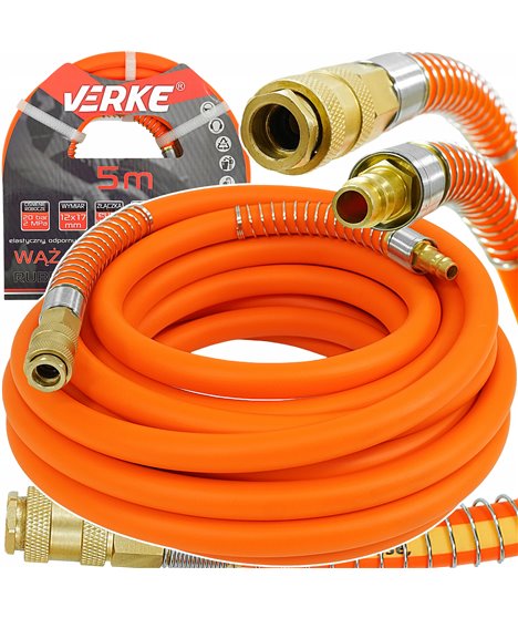 Wąż pneumatyczny 1/2", pvc+nbr, 12x17mm, 5m verke