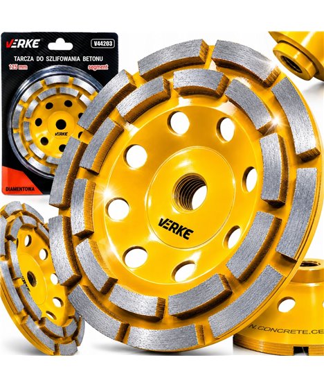 Tarcza do szlifowania betonu m14 125mm segment verke