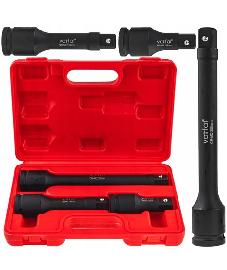 Przedłużka udarowa 3/4” 100 150 250 mm klucz przedłużek udarowych CR-MO