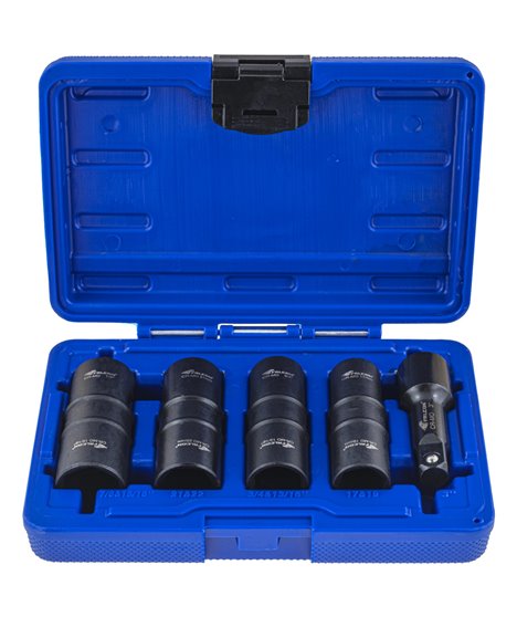 Dwustronne nasadki udarowe 1/2" felg aluminiowych alufelg długie 17-22 mm