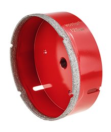 Wiertło diamentowe 125 mm koronka otwornica M14 do gresu płytek ceramiki