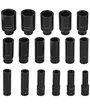 Nasadki udarowe nasadek udarowych 1/2" cala 10-36 mm 6-kątne 17 elementów