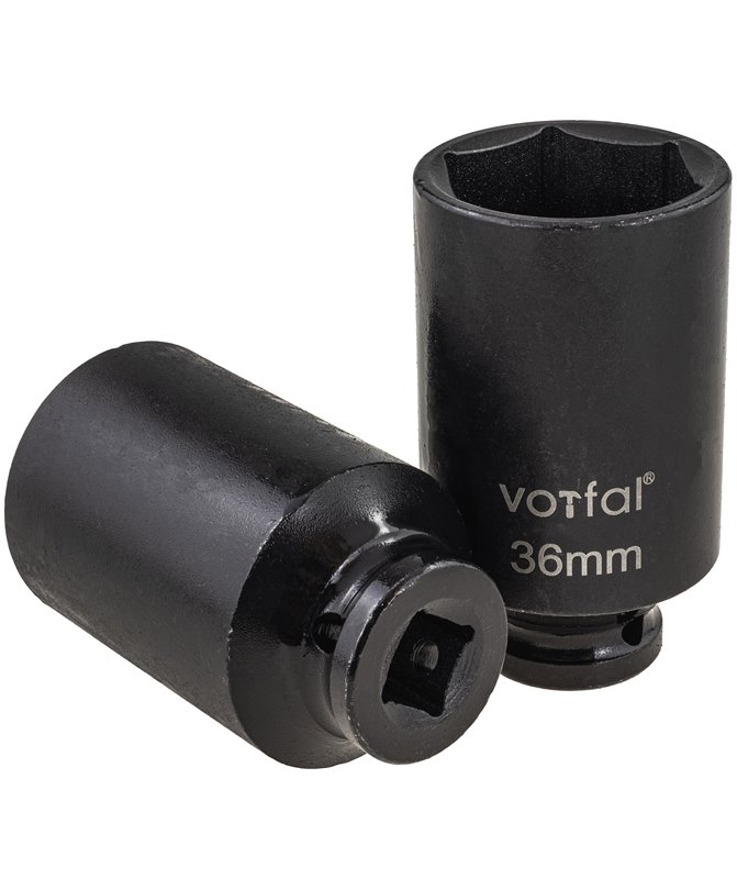 Nasadki udarowe nasadek udarowych 1/2" cala 10-36 mm 6-kątne 17 elementów