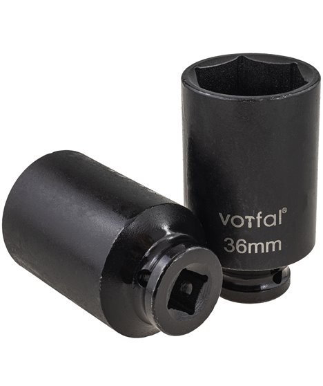 Nasadki udarowe nasadek udarowych 1/2" cala 10-36 mm 6-kątne 17 elementów