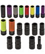 Zestaw nasadek udarowych felg alu 17-24 mm obrobionych śrub 19-22 mm CR-MO
