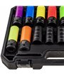 Zestaw nasadek udarowych felg alu 17-24 mm obrobionych śrub 19-22 mm CR-MO