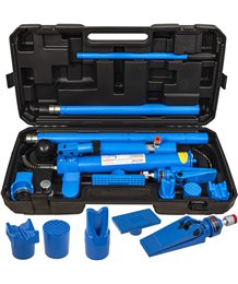 Rozpierak hydrauliczny siłownik blacharski 10t akcesoria adaptery walizka