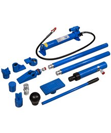 Rozpierak hydrauliczny siłownik blacharski 10t akcesoria adaptery walizka