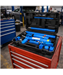 Rozpierak hydrauliczny siłownik blacharski 10t akcesoria adaptery walizka