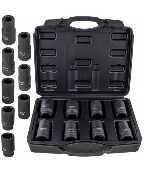Nasadki udarowe zestaw nasadek udarowych 3/4'' 17-32 mm