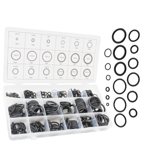 Oringi uszczelki olejoodporne 279 szt.