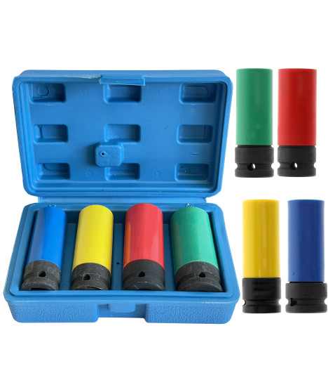 Nasadki udarowe zestaw nasadek udarowych ½” f08002