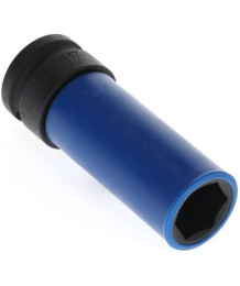 Nasadka udarowa 17 mm długa do kół na klucz 1/2"