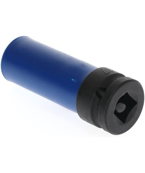 Nasadka udarowa 17 mm długa do kół na klucz 1/2"