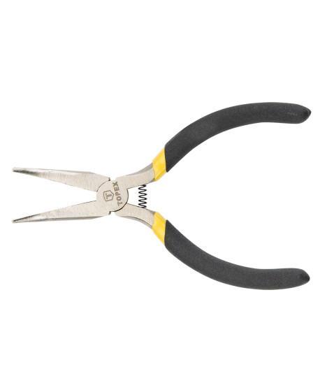 Szczypce precyzyjne wydłużone wygięte 130 mm