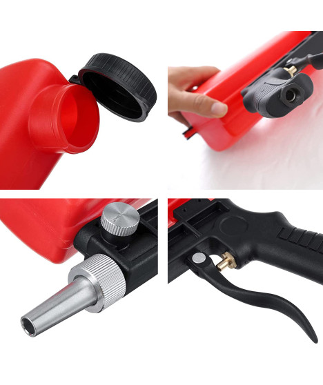 Piaskarka pistolet piaskowania sodowania zbiornik