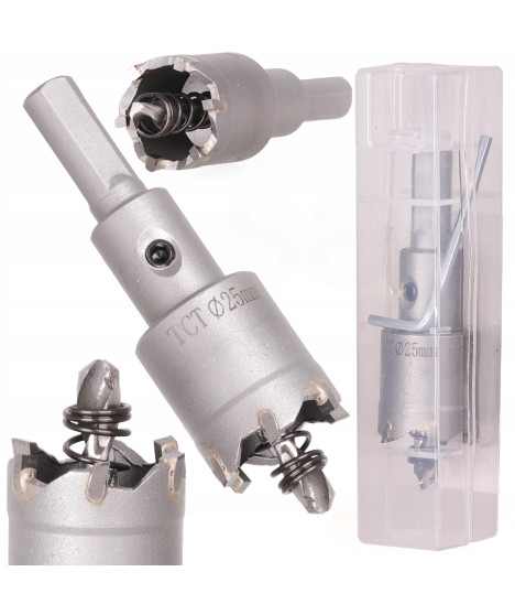 Otwornica widiowa wiertło do metalu drewna 25 mm